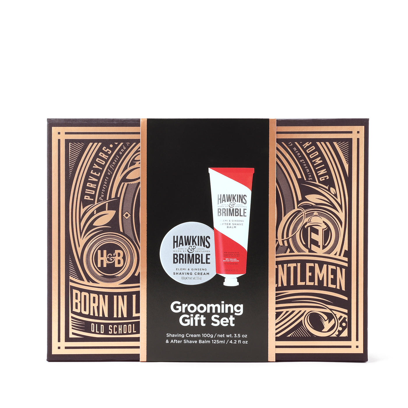 Shaving Gift Set Box (Shaving Cream + Aftershave Balm)