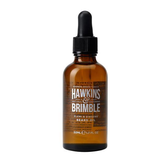 Beard Oil 50ml - Beard Care - Hawkins & Brimble Barbershop Male Grooming Products for Beards and Hair