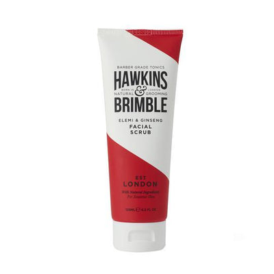 Facial Scrub 125ml - Skin Care - Hawkins & Brimble Barbershop Male Grooming Products for Beards and Hair