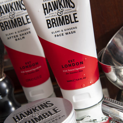 Face Wash 150ml - Skin Care - Hawkins & Brimble Barbershop Male Grooming Products for Beards and Hair
